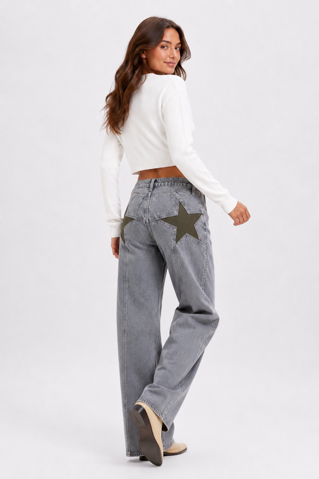 Nova | Star-Print Jeans