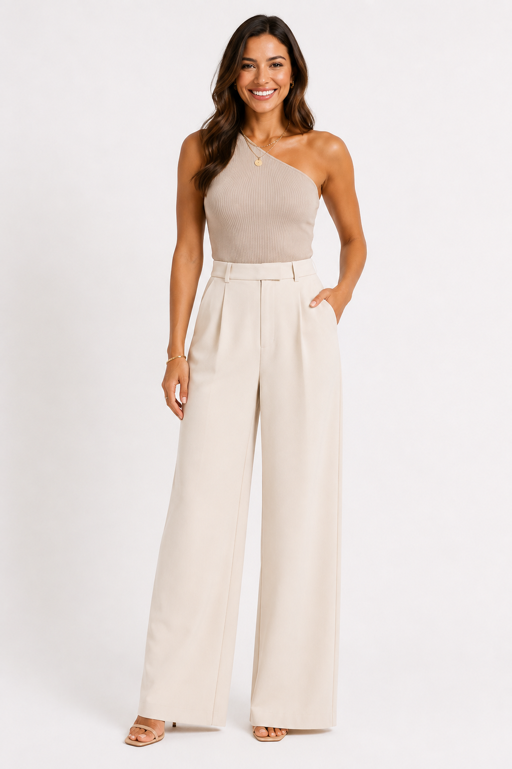 Clara Wide-Leg Trousers