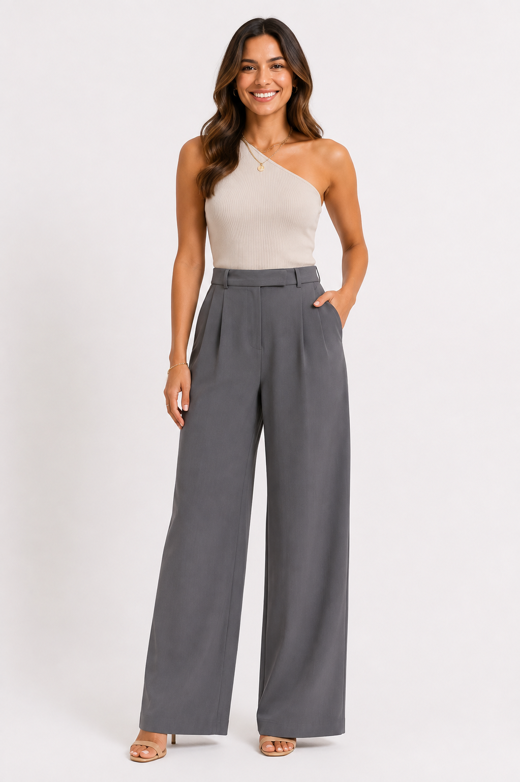 Clara Wide-Leg Trousers