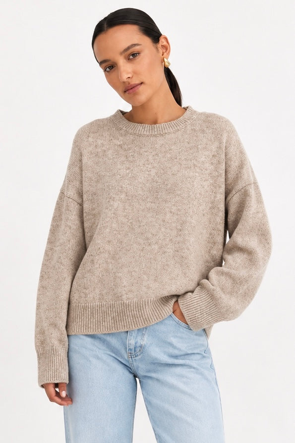 Grace | Classic Cream Knit Sweater