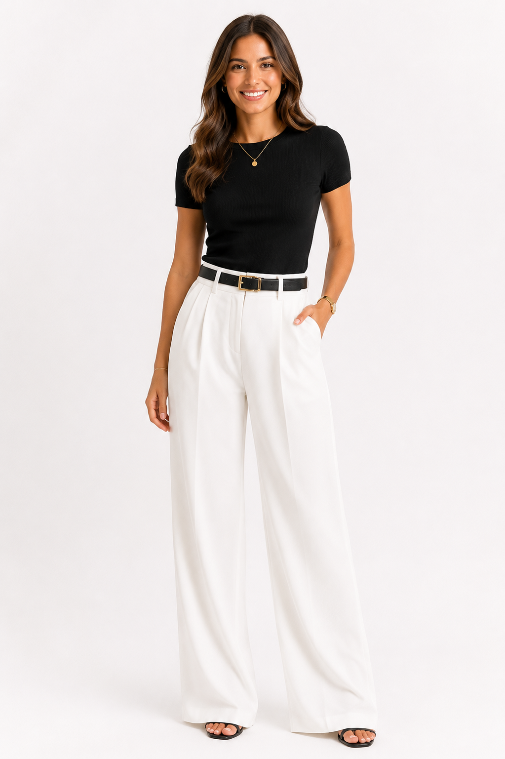 Amara Wide-Leg Trousers