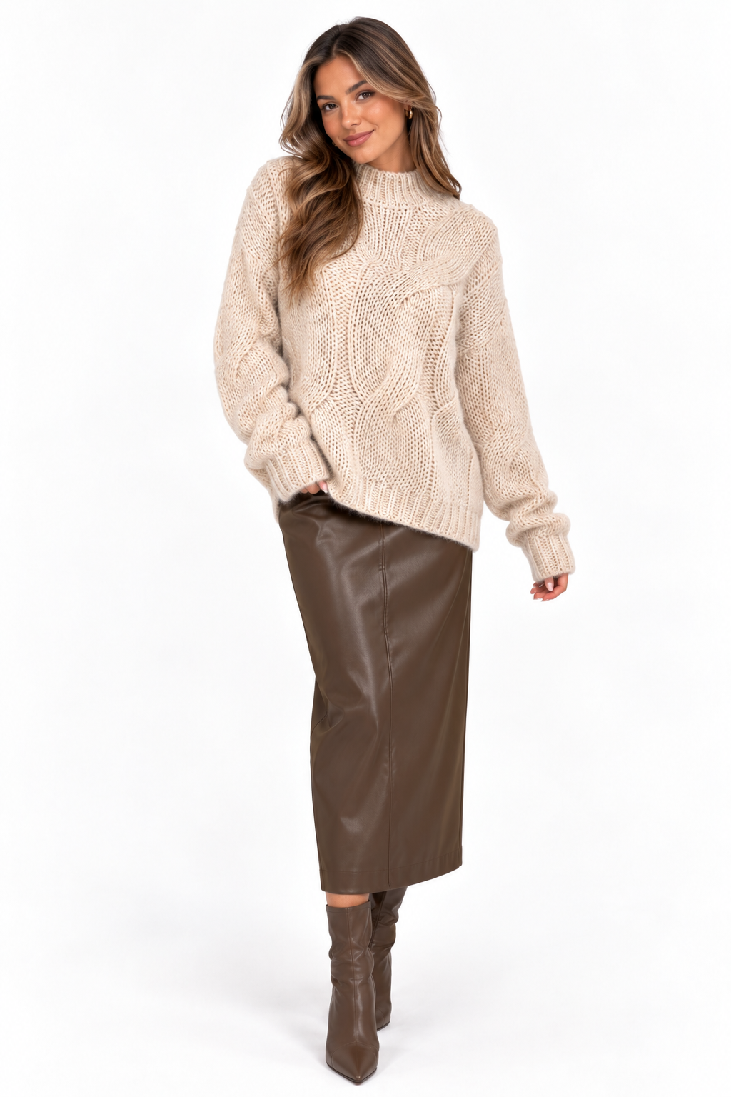 Chunky knit sweater