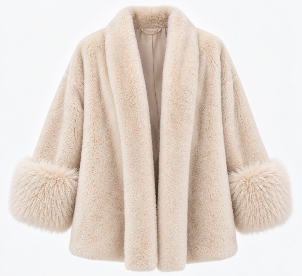 Blair | Oversized Faux Fur Cuff Jacket